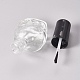 Botella vacía del esmalte de uñas de cristal transparente MRMJ-WH0058-02B-2