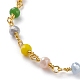 Perles de verre anklets AJEW-AN00370-2