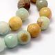 Faceted Natural Flower Amazonite Beads Strands G-F364-13-10mm-3