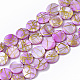 Chapelets de perles coquille d'eau douce SHEL-T014-012E-1