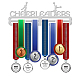 Sports Theme Iron Medal Hanger Holder Display Wall Rack ODIS-WH0024-016-1