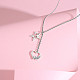 Shegrace 925 collares con colgante de plata esterlina JN966A-5