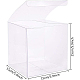 Benecreat 10 шт. прозрачные свадебные подарочные коробки 6x6x6