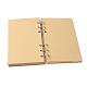 Wooden Wedding Guestbooks Notepad AJEW-H114-01-3