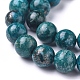 Fili di perle di pirite africana naturale G-D0006-C04-8mm-01-3