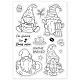 GLOBLELAND Gnome Clear Stamps Drink Cake Teacup Silicone Clear Stamp Seals for Cards Making DIY Scrapbooking Photo Journal Album Decoration DIY-WH0167-56-794-8
