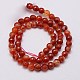 Natural Striped Agate/Banded Agate Beads Strands G-G581-6mm-22-2