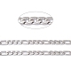 304 Stainless Steel Figaro Chains CHS-G022-01P-2