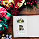 Craspire рождественский пряничный человечек прозрачные резиновые штампы дом конфеты с Рождеством праздник прозрачные силиконовые уплотнения штамп рождественский дневник изготовление карточек скрапбукинг декор для фотоальбома 6.3 x 4.3 дюйм DIY-WH0448-0086-3