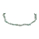 Natural Green Aventurine Chip Beaded Necklace NJEW-JN04616-14-1