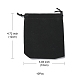 Terciopelo rectangular bolsos de mano TP-YW0001-01-5