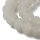 Imitation Jade Solid Color Glass Beads Strands EGLA-A034-J6mm-MD10-4