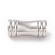 304 Stainless Steel Magnetic Clasps with Glue-in Ends STAS-E006-11-2