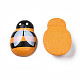 スプレー塗装木製カボション  印刷  ミツバチ  オレンジ  18.5~19.5x13~14x5.5~7mm WOOD-Q033-04B-3