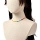 Glass Seed & Glass Pearl Beaded Necklace for Girl Women X1-NJEW-TA00007-3