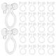 Sunnyclue 1 boîte de 250 pièces de boucles d'oreilles à clip convertisseurs de boucles d'oreilles non percées en plastique indolore transparent de type U pour la fabrication de bijoux KY-SC0001-70-1