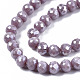 Chapelets de perles en verre opaques EGLA-T008-16G-3
