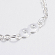 Trendy 304 Stainless Steel Link Chain Bracelets BJEW-I243-39S-2