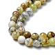 Chapelets de perles en opale vert naturel G-C029-02A-4