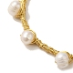 Bracelet manchette en perles naturelles BJEW-C051-22G-2