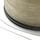 韓国の平らな弾性結晶ストリング  弾性ビーズ糸  ストレッチブレスレット作り用  透明  0.8mm  約1093.61ヤード（1000m）/ロール EW-D005-A-3