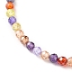 Bracelets en perles de zircon cubique BJEW-JB05608-02-2