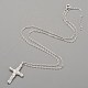 925 подвесные стерлингового серебра ожерелья NJEW-H209-12P-2
