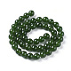 Chapelets de perles de jade blanche naturelle G-G796-04C-01-2