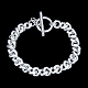 Brass Curb Chain Bracelets BJEW-BB17057-2