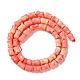 Synthetic Shell Dyed Beads Strands SHEL-K007-01C-3