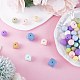 SUNNYCLUE 132Pcs 18 Styles Silicone Beads SIL-SC0001-34-3