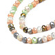 Chapelets de perles en verre opaques GLAA-T006-07-A03-2
