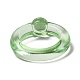 透明アクリル指輪  薄緑  usサイズ7 1/2(17.7mm) RJEW-T010-07B-3