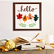 Stencil di ciao autunno benecreat DIY-WH0418-0039-4