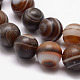 Natural Striped Agate/Banded Agate Bead Strands G-K166-11-10mm-01-3
