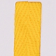 綿ツイルテープリボン  ヘリンボーンリボン  裁縫用  きいろ  1インチ（25mm） X-OCOR-WH0063-19H-1
