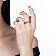 Anillos de dedo de plata 925 esterlina tailandesa RJEW-BB30799-6-4