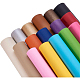 BENECREAT 16PCS 34x20cm Assorted Colors Faux PU Leather Fabric Sheet Litchi Pattern Fabric for Bag DIY-BC0010-62-5