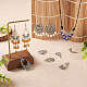 PandaHall Jewelry 72Pcs 12 Style Tibetan Style Alloy Chandelier Components Links TIBE-PJ0001-01-9