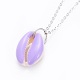 Cauris perles perles pendentifs colliers NJEW-JN02365-3