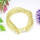 Faceted Flat Round Imitation Austrian Crystal Bead Strands G-M186-8x6mm-09A-2