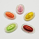 Oval Resin Cabochons CRES-R124C-M-1