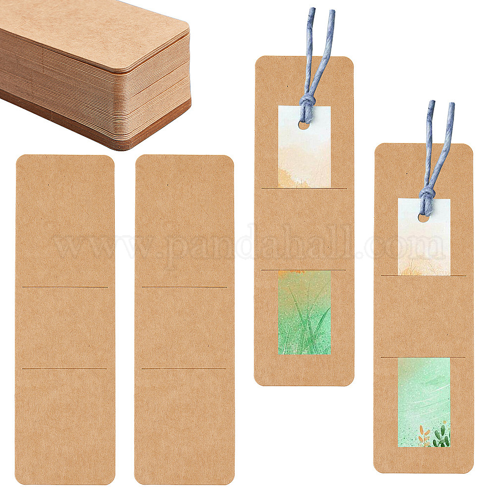 Wholesale 60PCS Bookmark 5.9x1.8 Inches DIY Resin Bookmark