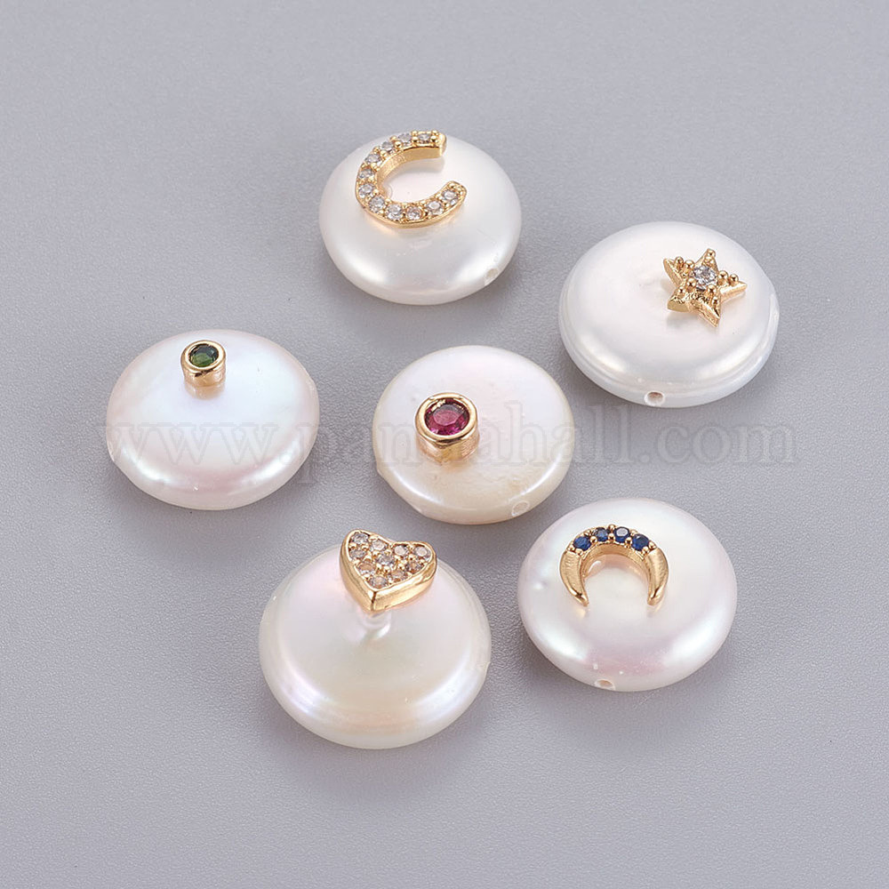 Lot De 10 Perles De Culture D'eau Douce Naturelles - Diamètre 7 Mm - Pour Création De Bijoux - Réf. N002 - Neuf Sans Emballage