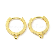 Brass Hoop Earrings EJEW-L211-012B-G