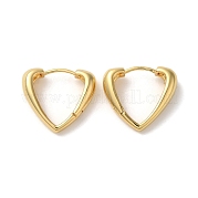 Серьги-кольца из латуни с покрытием стойки EJEW-L224-63G