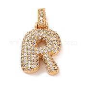 Латунные микро проложить кубического циркония подвески KK-C076-29R-G01