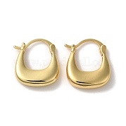 Овальные серьги-кольца из латуни для женщин EJEW-L224-53G
