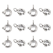 304 Stainless Steel Spring Ring Clasps STAS-R065-25
