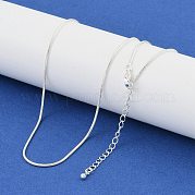 Латунные круглые ожерелья в виде змей NJEW-U008-02S